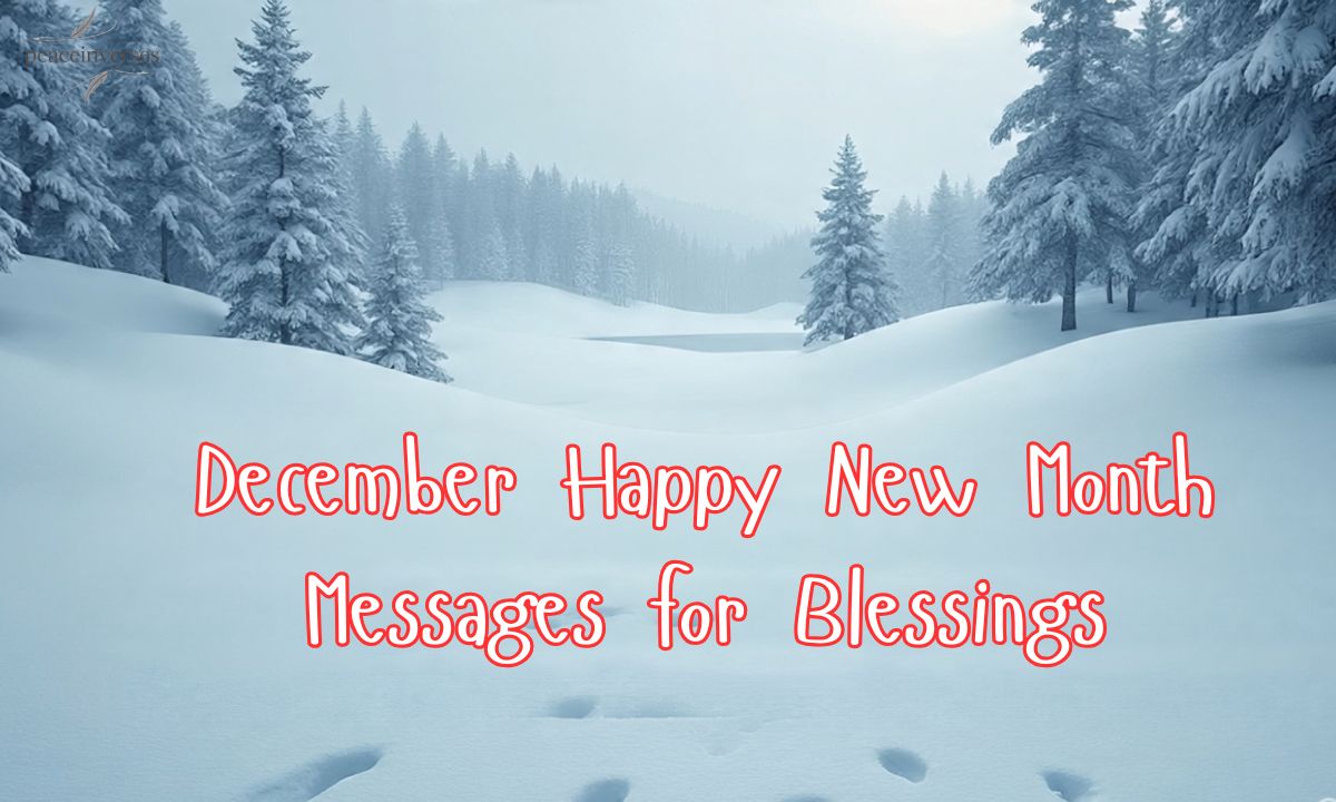 250 Powerful December Happy New Month Messages for Blessings