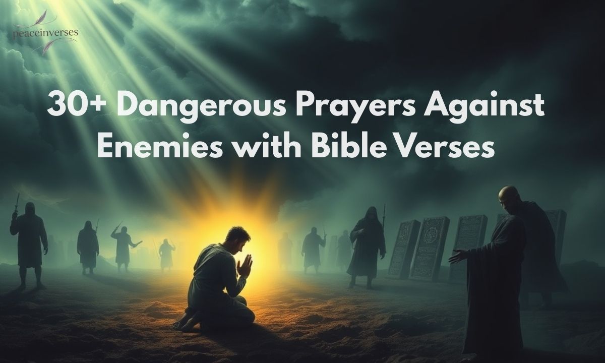 30+ Dangerous Prayers Against Enemies with Bible Verses