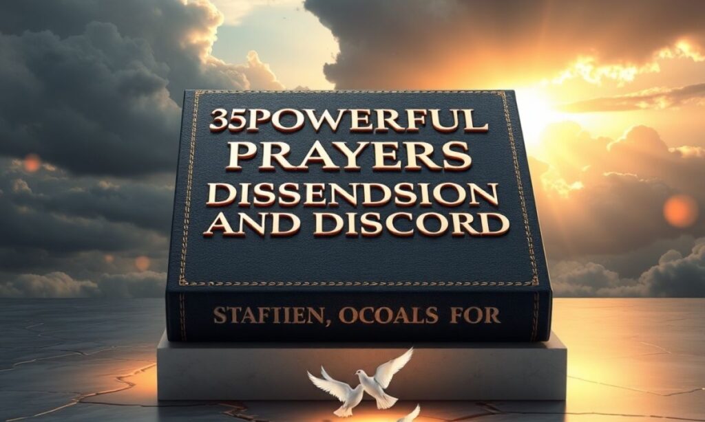 35 Powerful Prayers Against Dissension and Discord