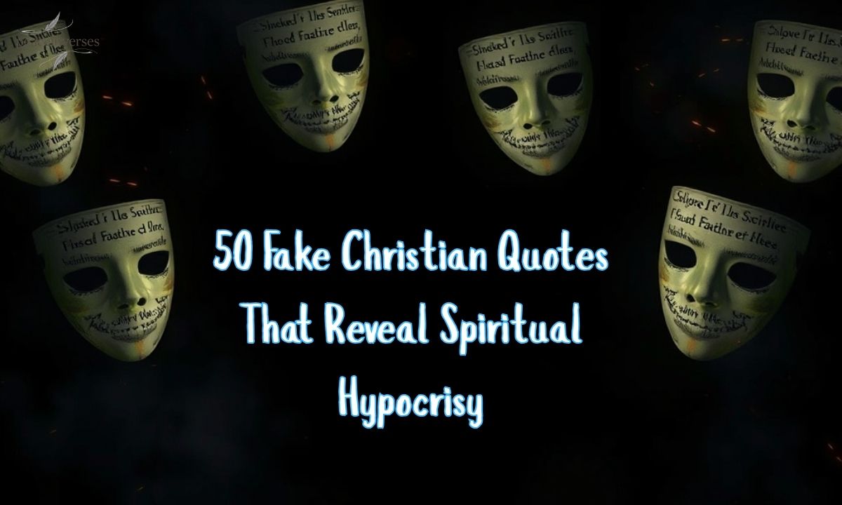 50 Fake Christian Quotes That Reveal Spiritual Hypocrisy