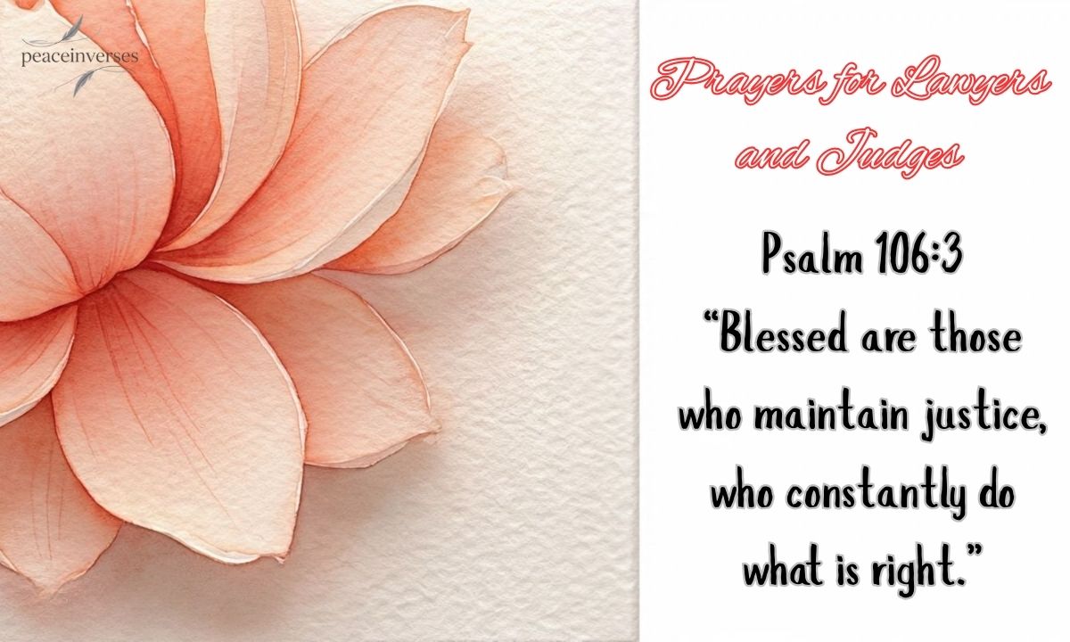 50 Powerful Prayers for Lawyers and Judges with Bible Verses