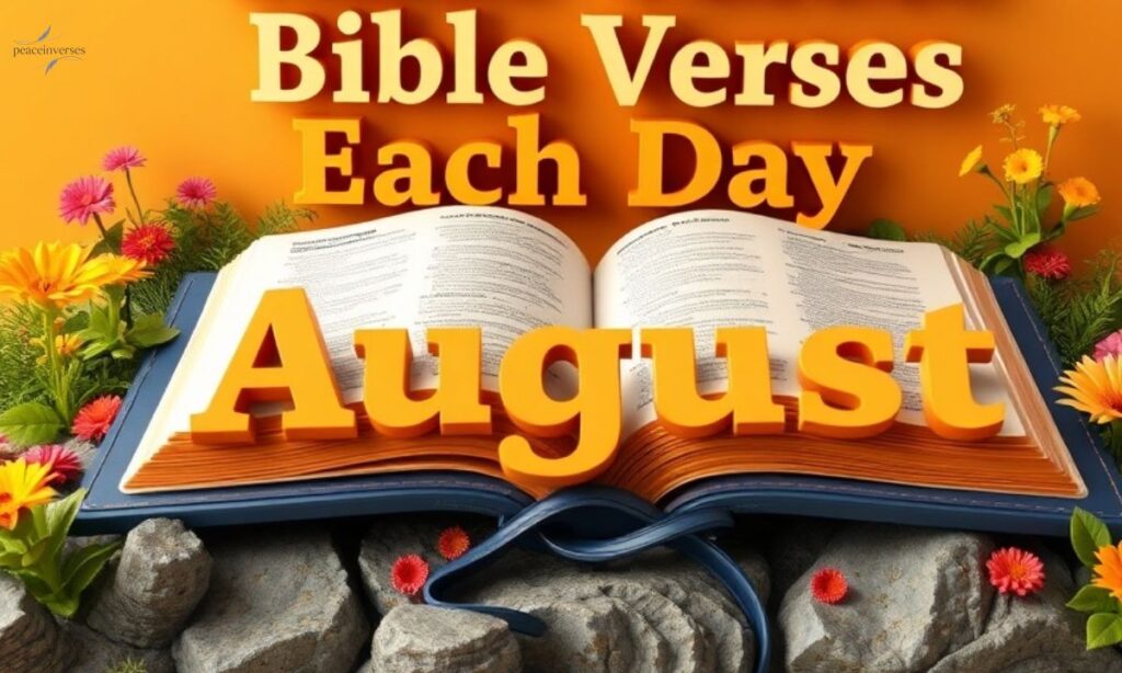 Bible Verses for Each Day of August