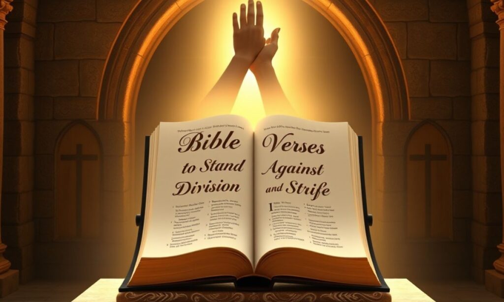 Bible Verses to Stand Against Division and Strife