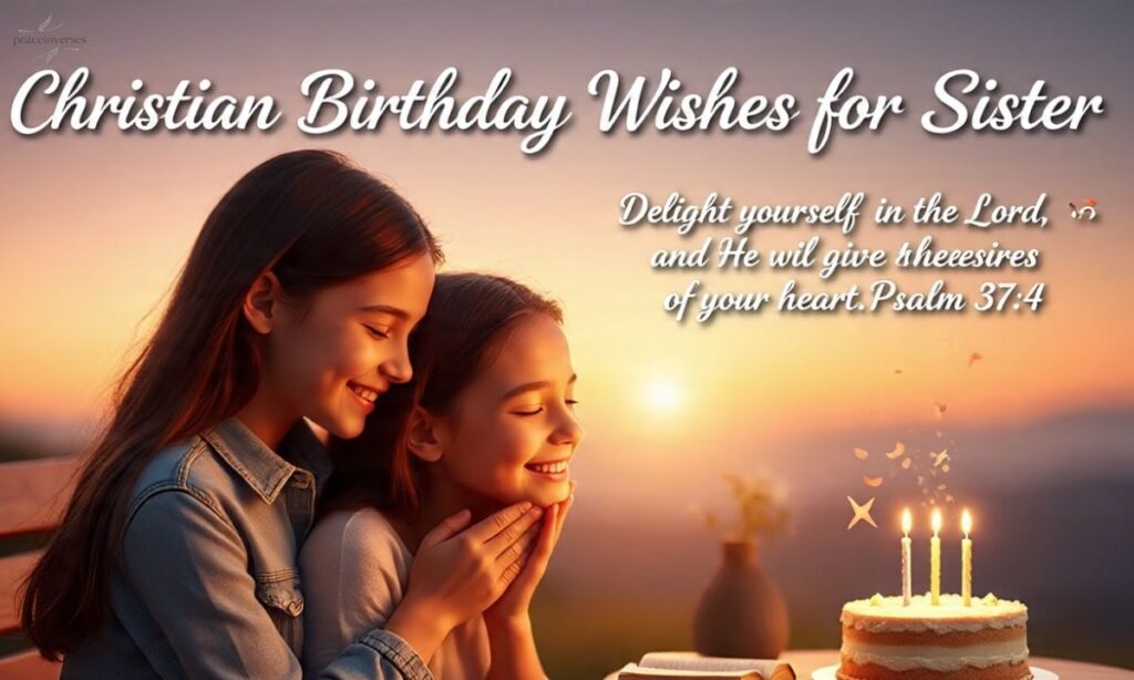 Christian Birthday Wishes for Sister