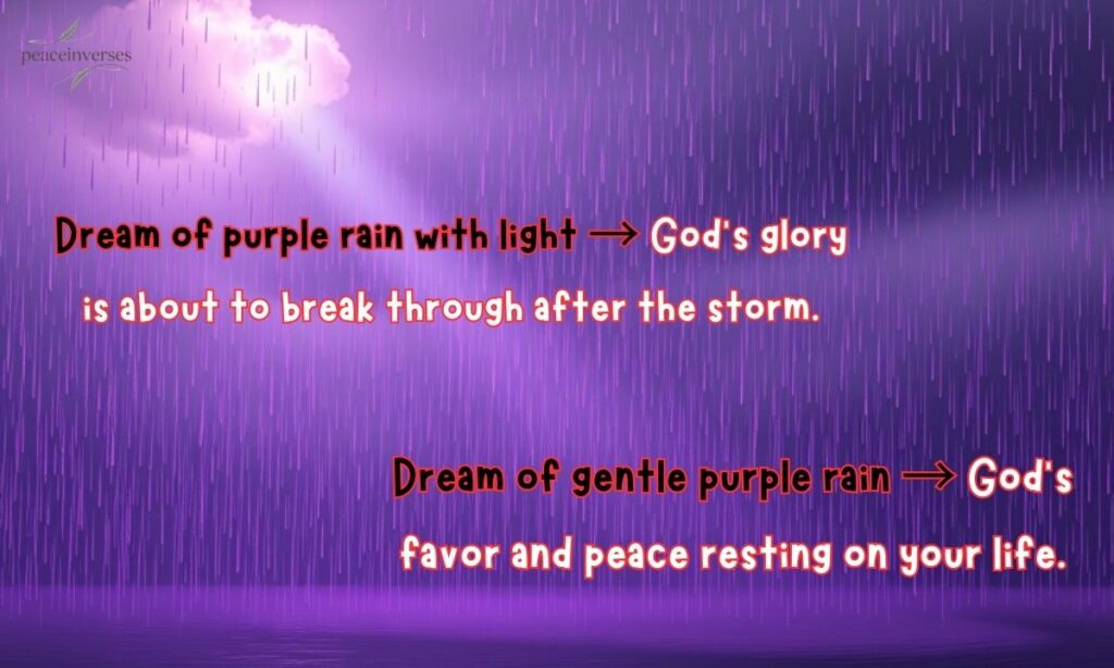 Dreams About Purple Rain: What They Could Mean