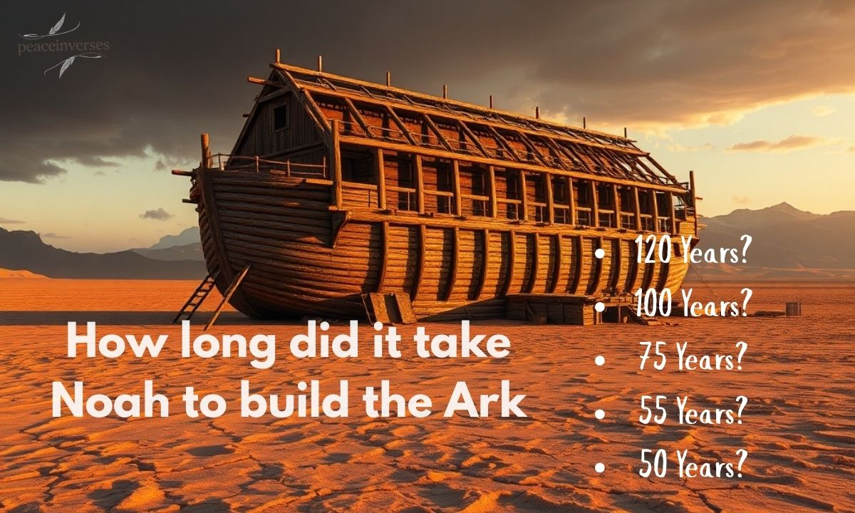 How long did it take Noah to build the Ark: what was the story behind it?