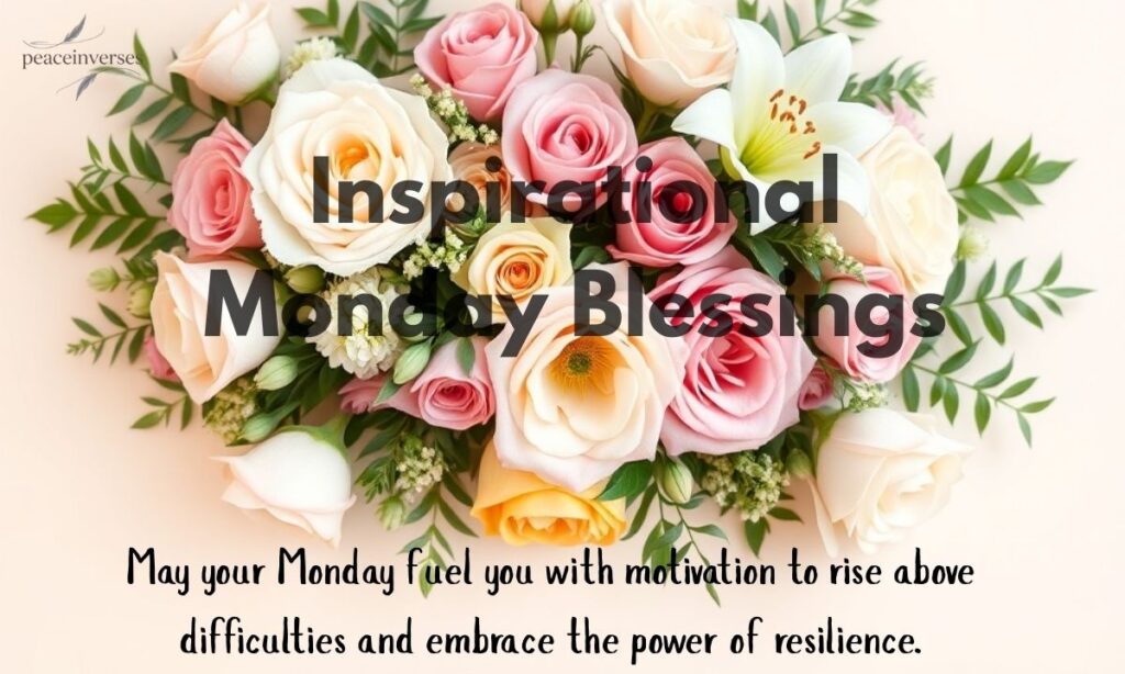 Inspirational Monday Blessings