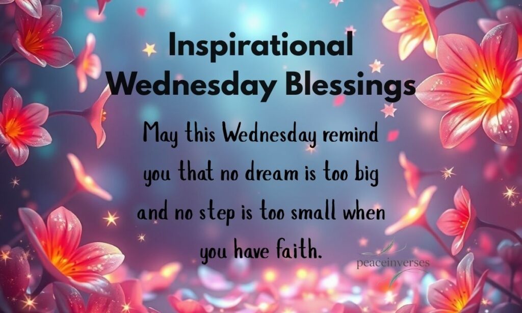 Inspirational Wednesday Blessings