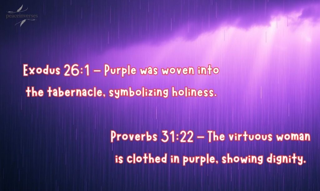 Key Scriptures on Purple and Rain