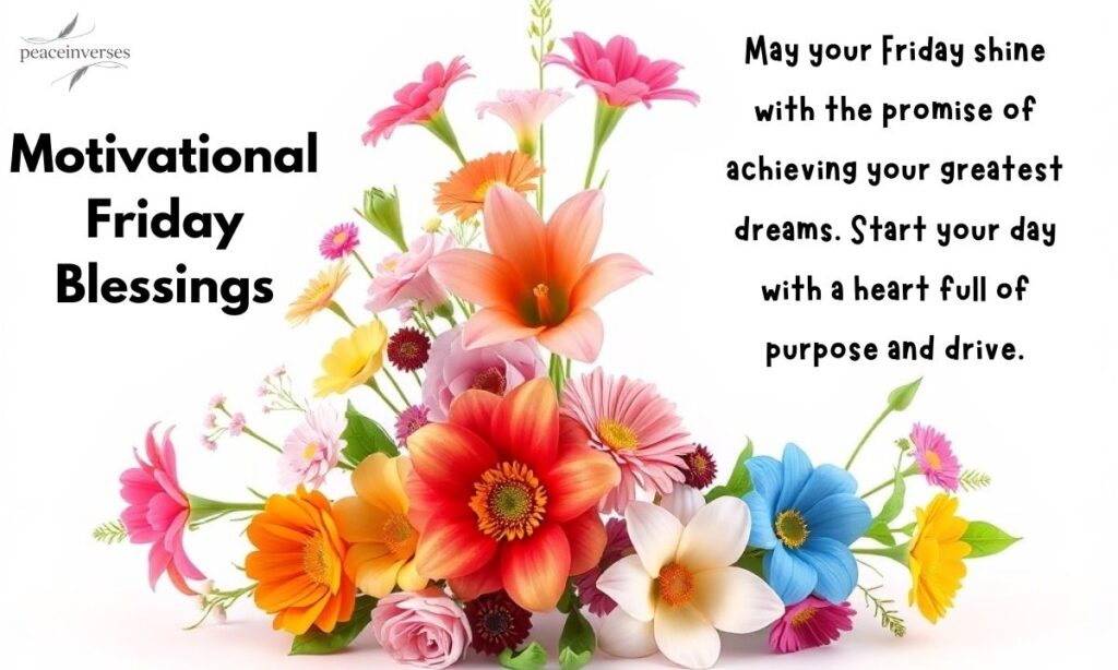 Motivational Friday Blessings
