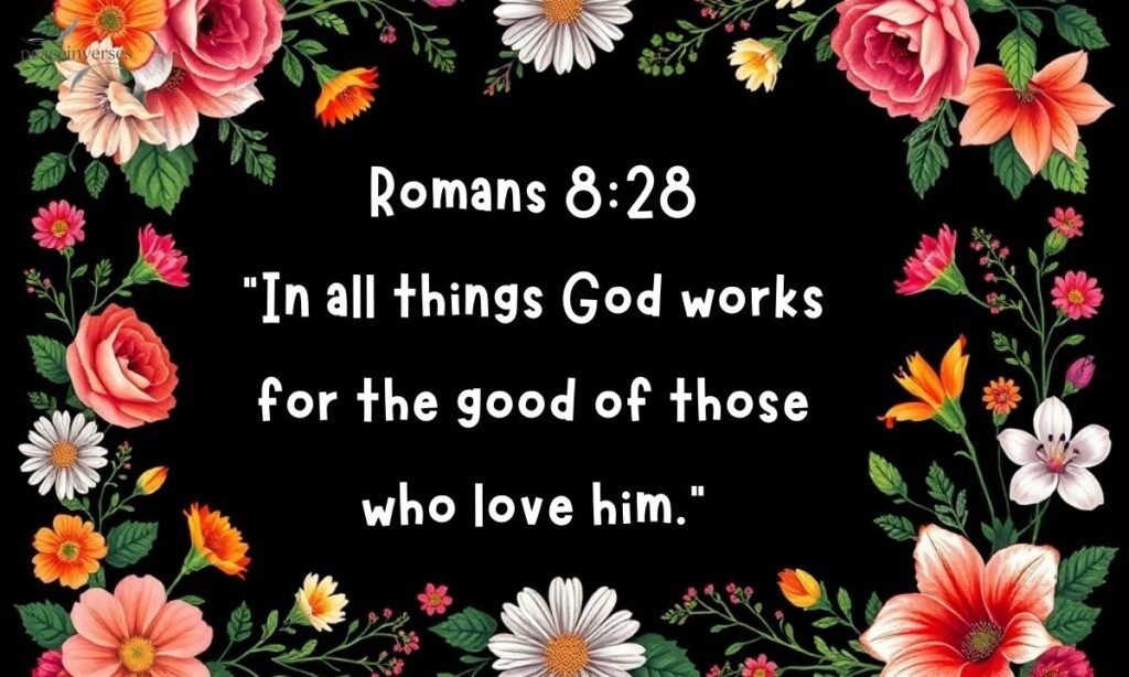 New Testament Bible Quotes on Black Background