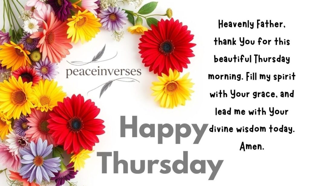 Thursday Morning Blessings and Prayers