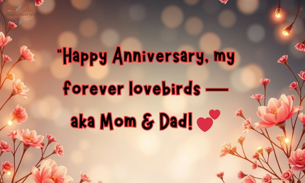 Wedding Anniversary Wishes to Parents from Daughter