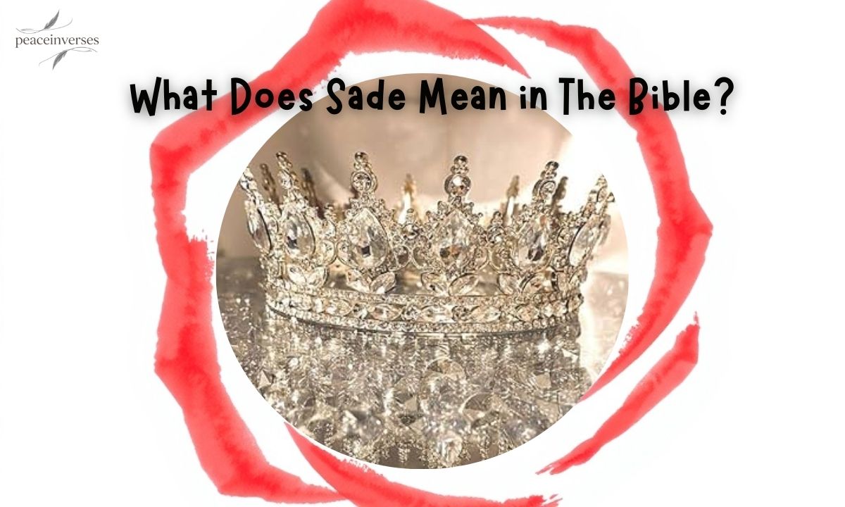 What Does Sade Mean in The Bible?