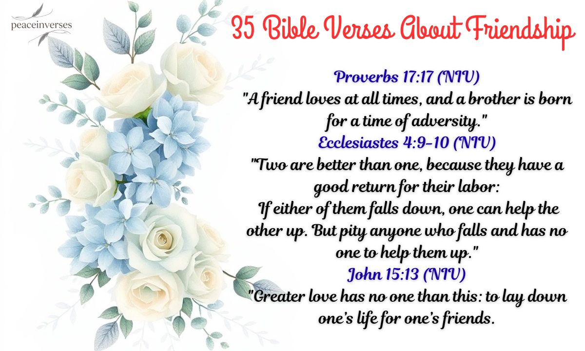 35 Bible Verses About Friendship