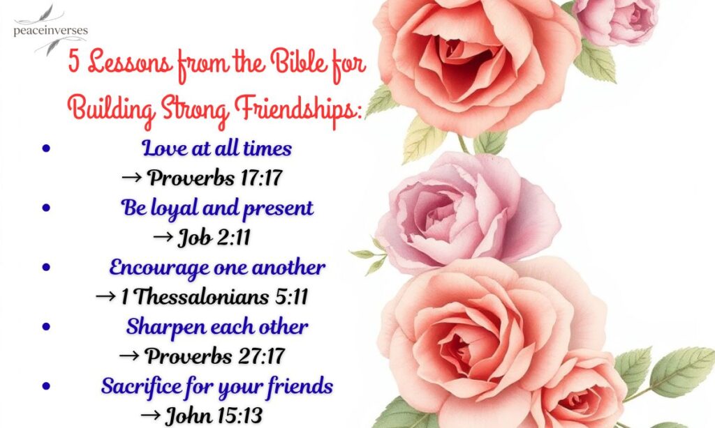 5 Lessons from the Bible for Building Strong Friendships: