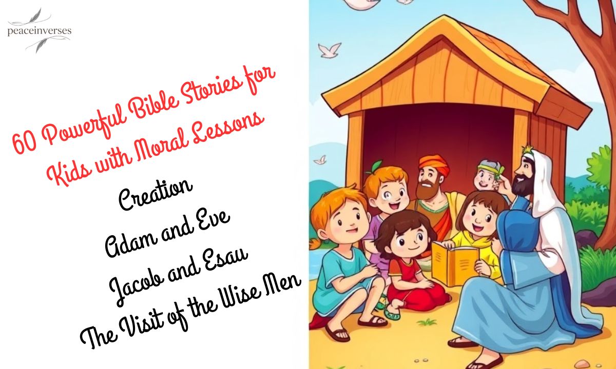 60 Powerful Bible Stories for Kids with Moral Lessons