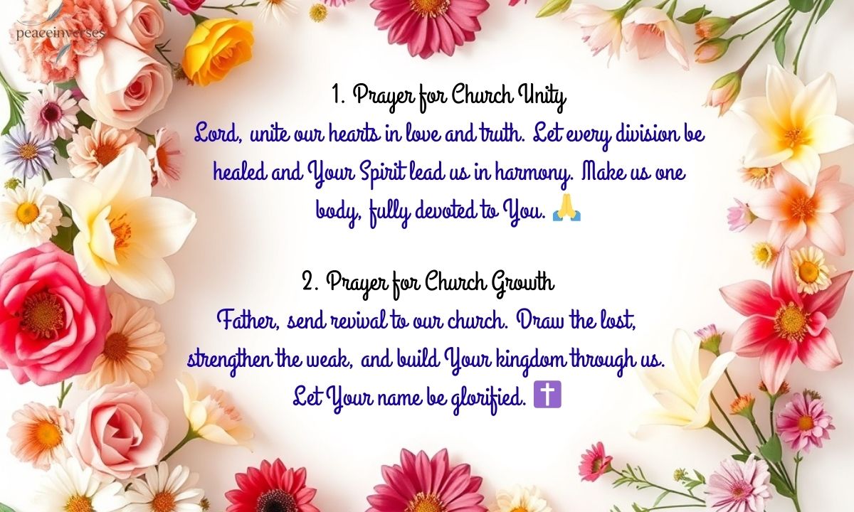 65 Powerful Intercessory Prayers for the Church: A Guide to Transform Lives