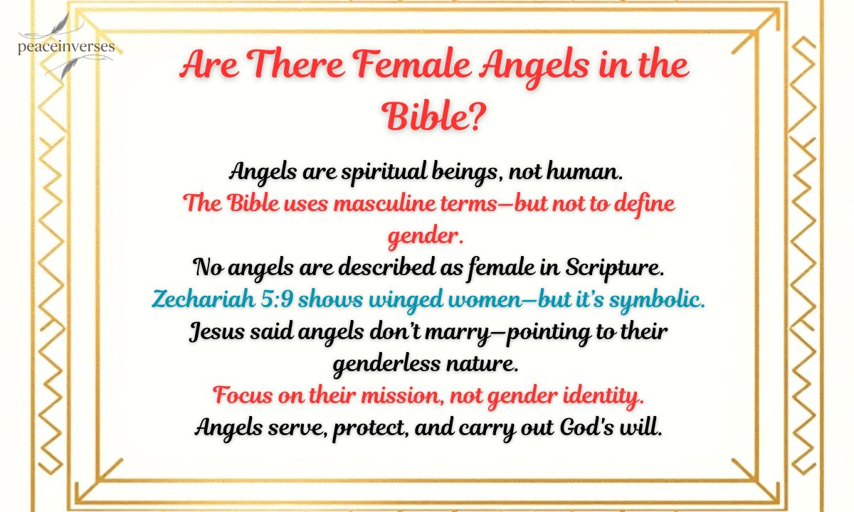 Are There Female Angels in the Bible?