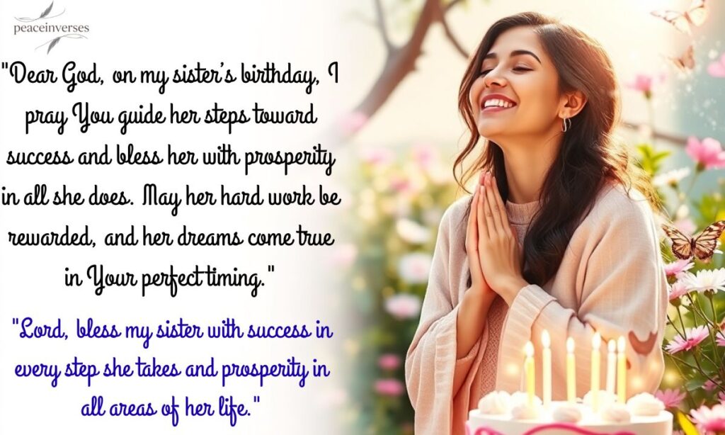 Birthday Prayer for My Sister’s Success and Prosperity
