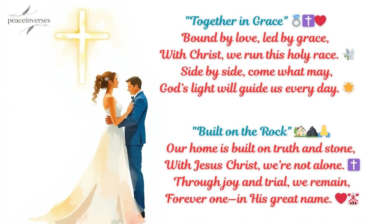 Christian Love Poems for Married Couples to Inspire Faith and Love