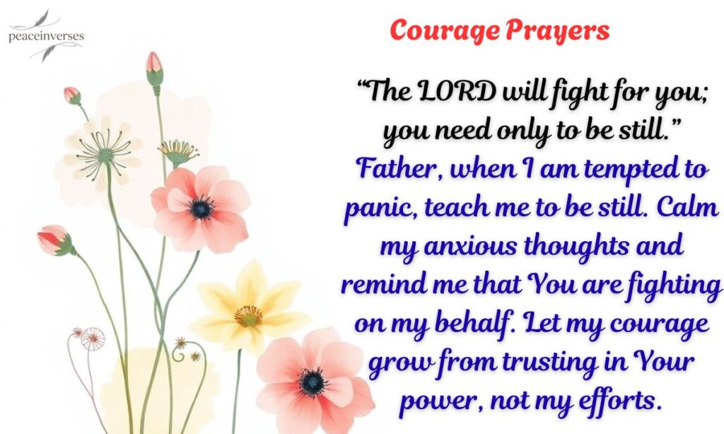 Courage Prayers