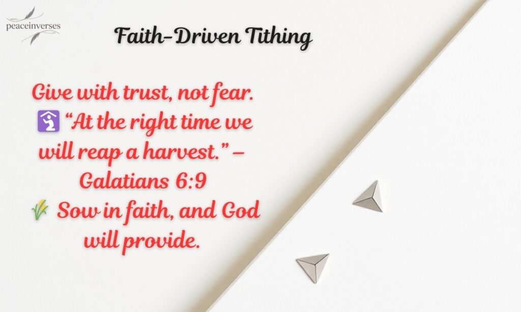 Faith-Driven Tithing