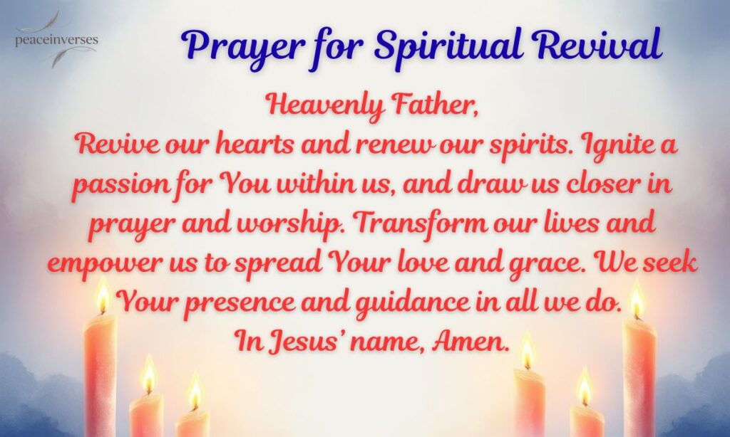 Prayer for Spiritual Revival