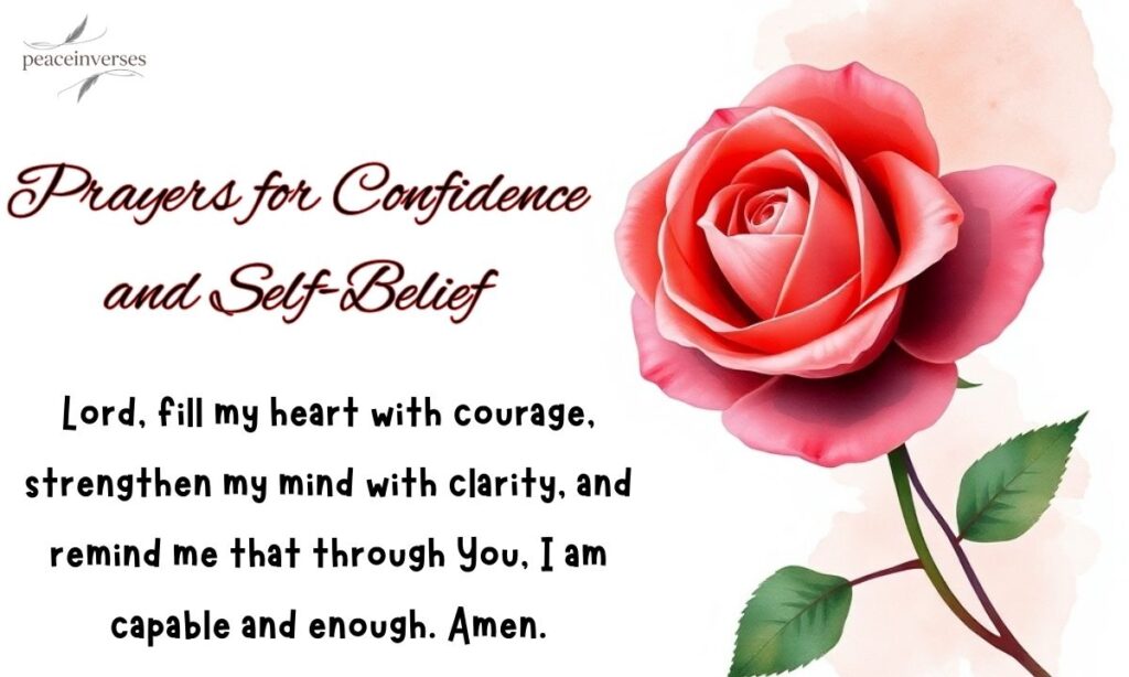 Prayers for Confidence and Self-Belief