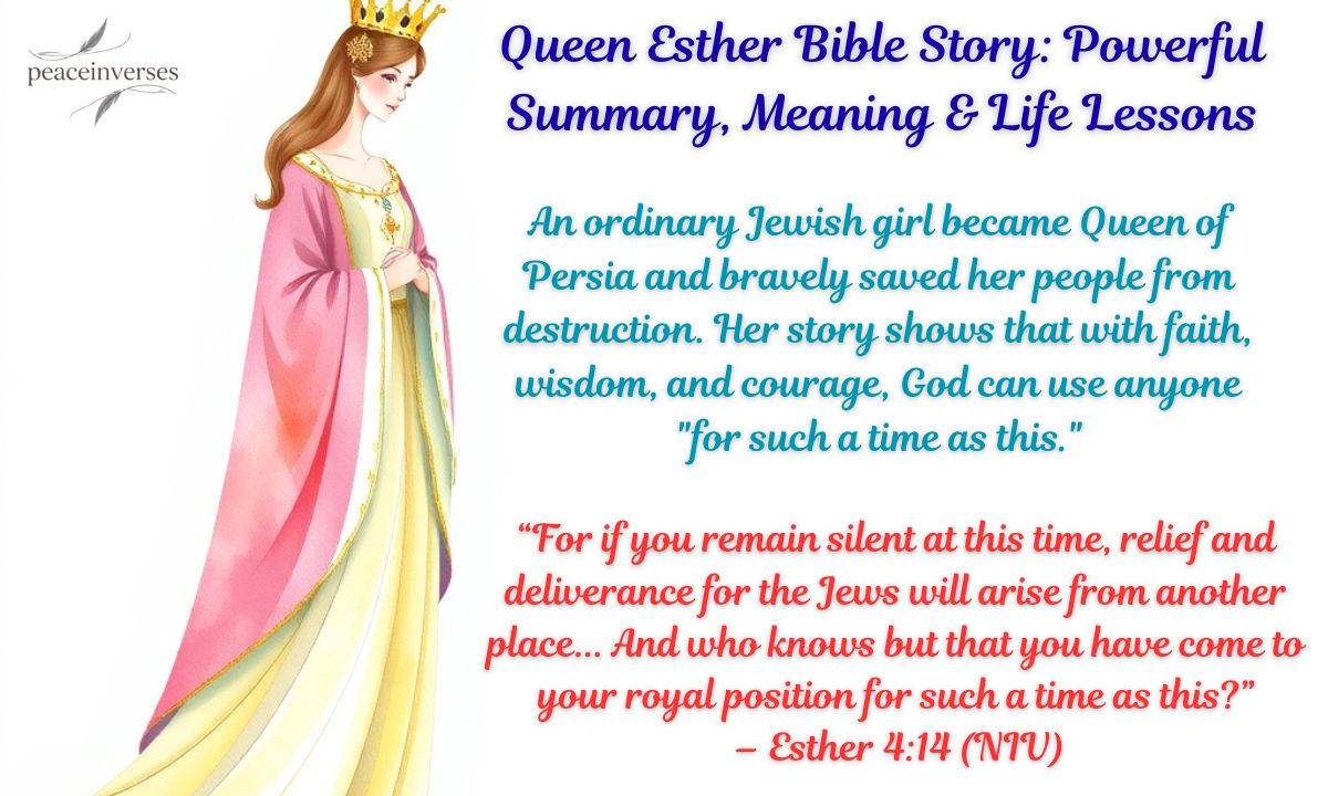 Queen Esther Bible Story Powerful Summary, Meaning & Life Lessons