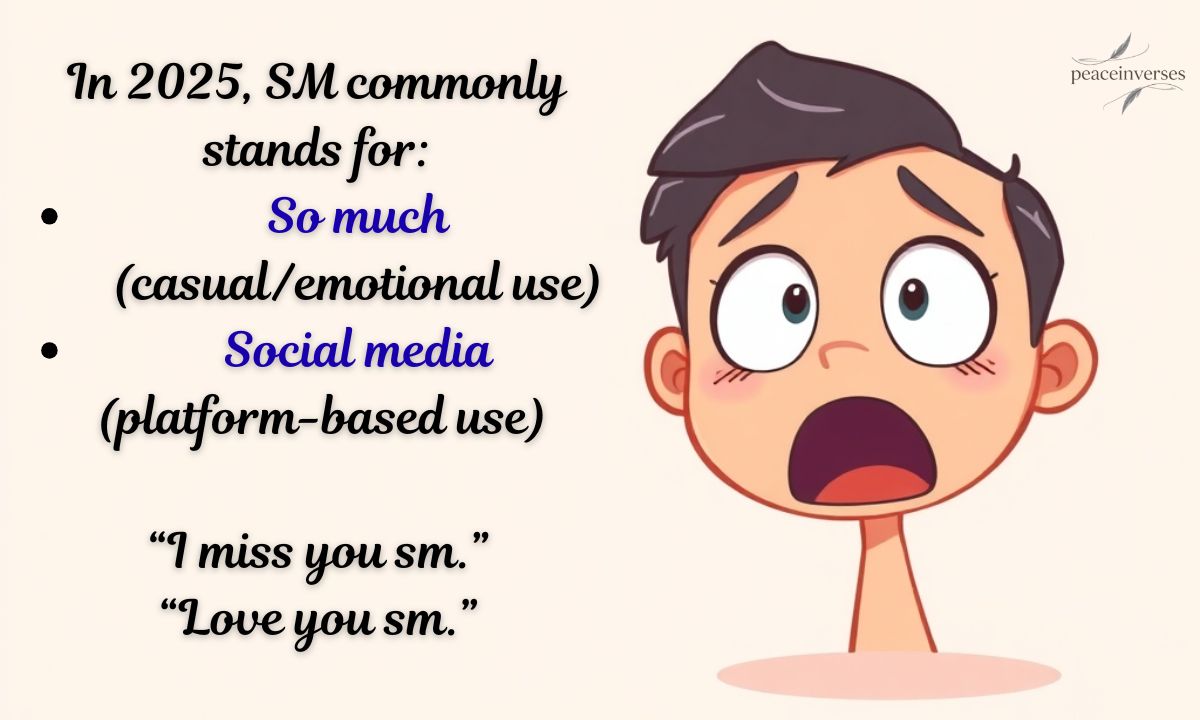 SM Meaning in Text What It Really Stands For in Digital Chats 2025