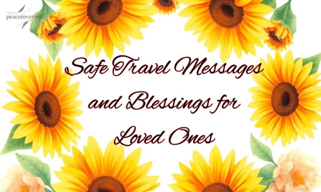 Safe Travel Messages and Blessings for Loved Ones