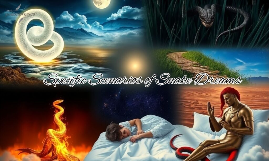 Specific Scenarios of Snake Dreams