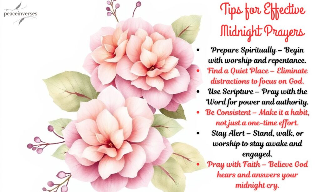 Tips for Effective Midnight Prayers