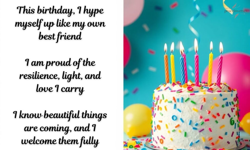 Uplifting Birthday Wishes for Myself