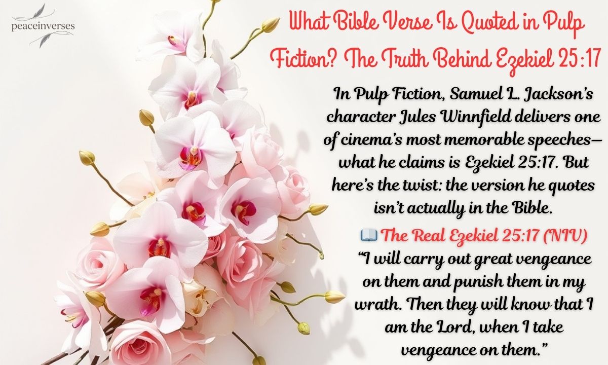 What Bible Verse Is Quoted in Pulp Fiction? The Truth Behind Ezekiel 25:17