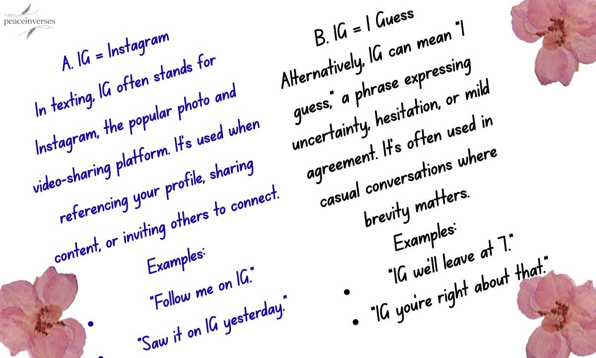 IG Meaning in Text: What It Stands For and How to Use It Right 2025