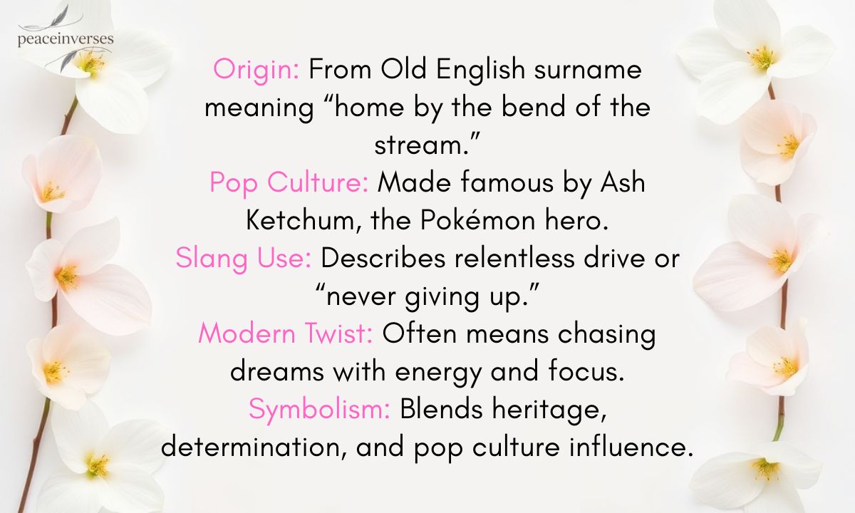 Ketchum Meaning Explained (2025): Origins, Slang, Hiatus & Alternatives