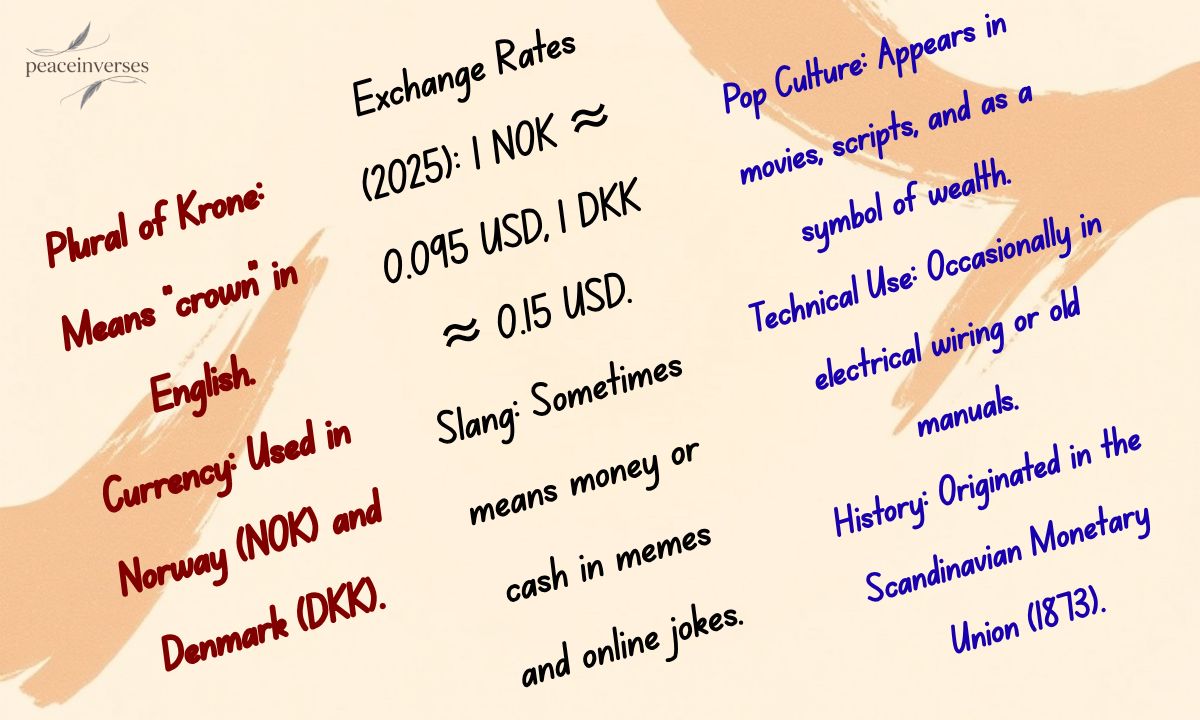 Kroner Meaning: Currency, Slang, and Cultural Significance 2025